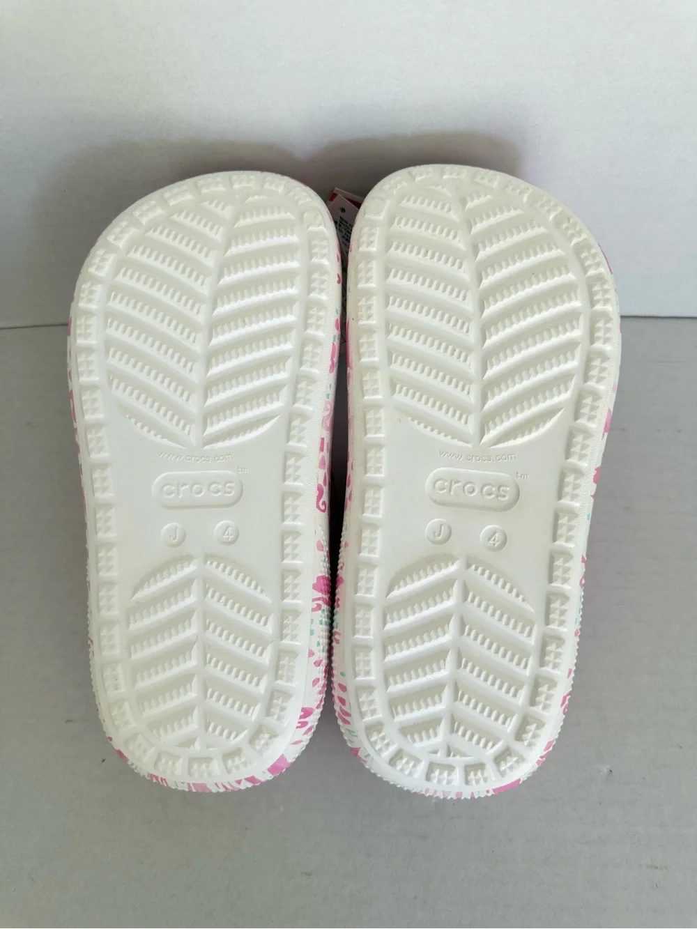 Crocs Kids' Barbie Cutie Crush Clogs Taffy Pink Water Shoes Girl Size 4 New